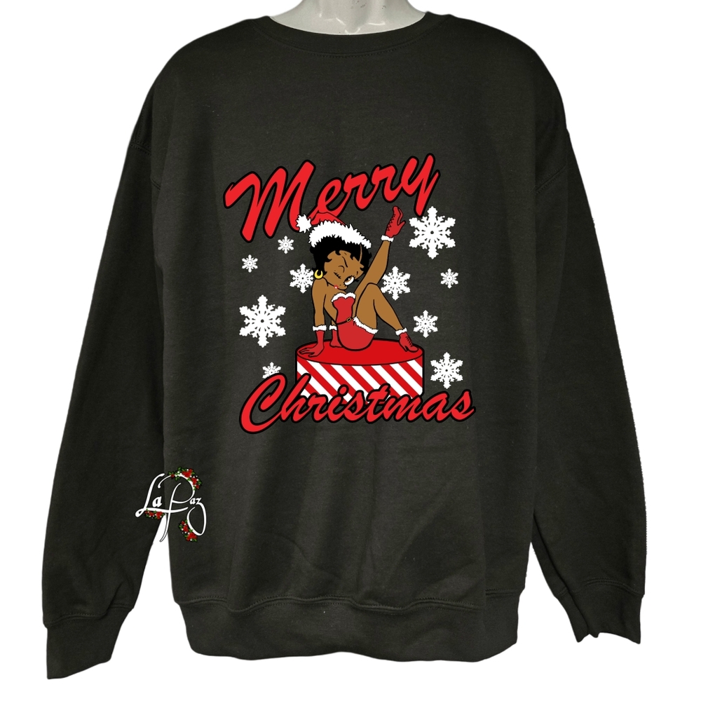 Betty boop christmas sweatshirt